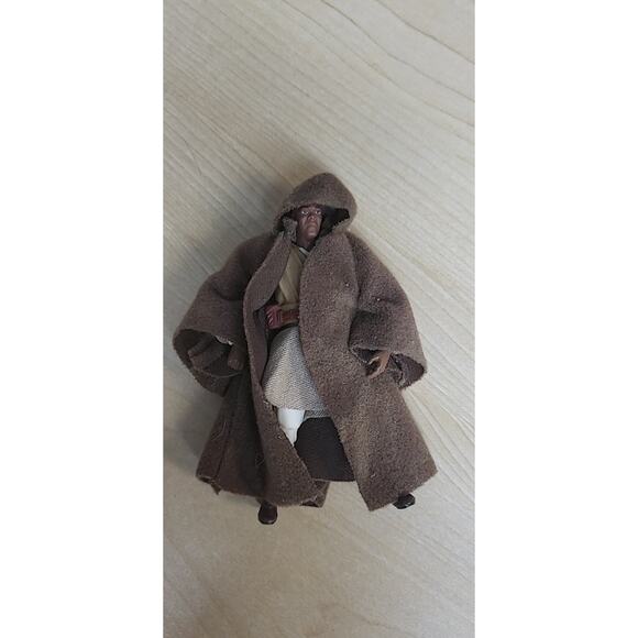 2003 Star Wars Saga Mace Windu Jedi Council Figure with Bonus Cloth Robe - Picture 1 of 3
